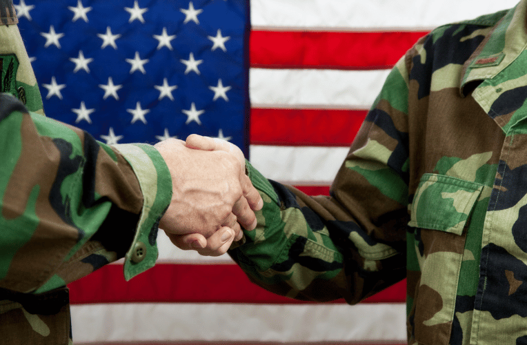 Military Vets Handshake